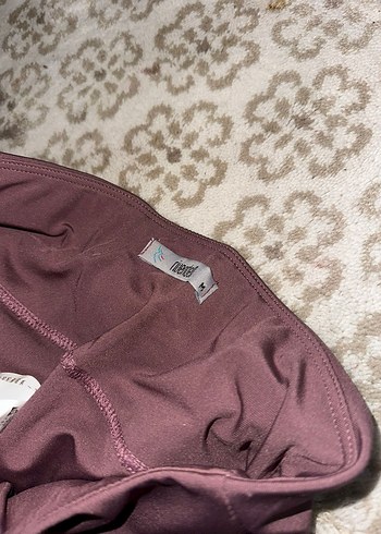 Bordo  Kadın Tayt - Görsel 3