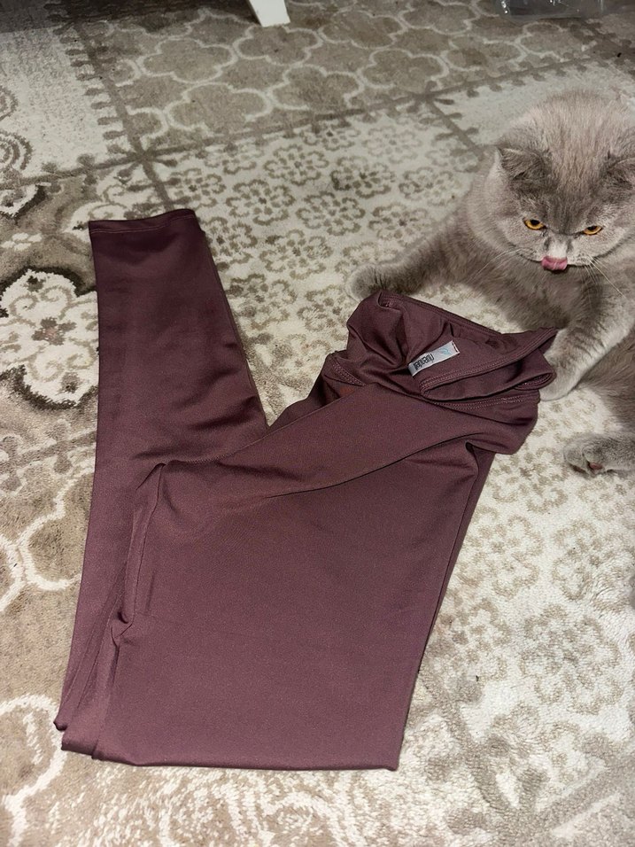 Bordo  Kadın Tayt - Görsel 2