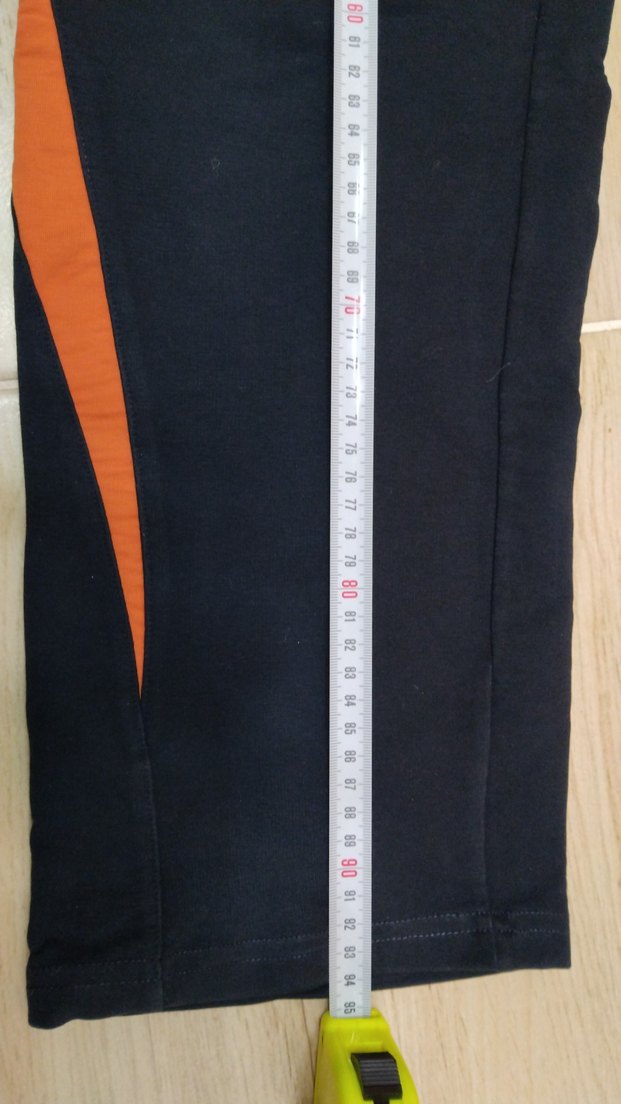 BEL 37,BOY 94, PAÇA 20CM Turuncu  LACİVERT Spor Pantolon Eşofman - Görsel 2