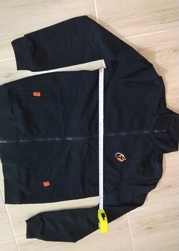 49 GÖĞÜS, 61 BOYU, Fermuarlı Siyaha yakın koyu lacivert Sweatshi - Görsel 3