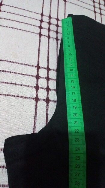 Usta marka siyah beli düz lastikli s beden likralı keten pantolo - Görsel 6