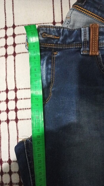 2 adet fiyatıdır lacivert taşlanmış siyah yırtık model  34 beden - Görsel 9