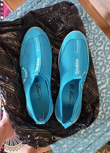 37 Beden mavi Renk Olympoys marka bayan spor ayakkabı 