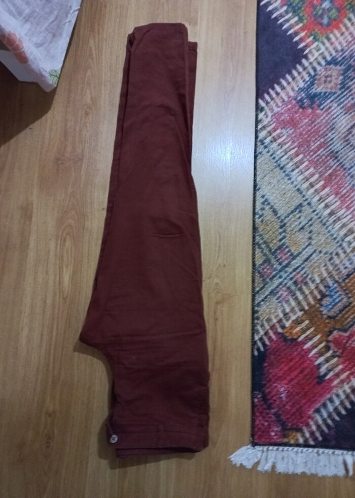 Bel34 boy 40 erkek pantalon çok ince fitilli kadife - Görsel 2