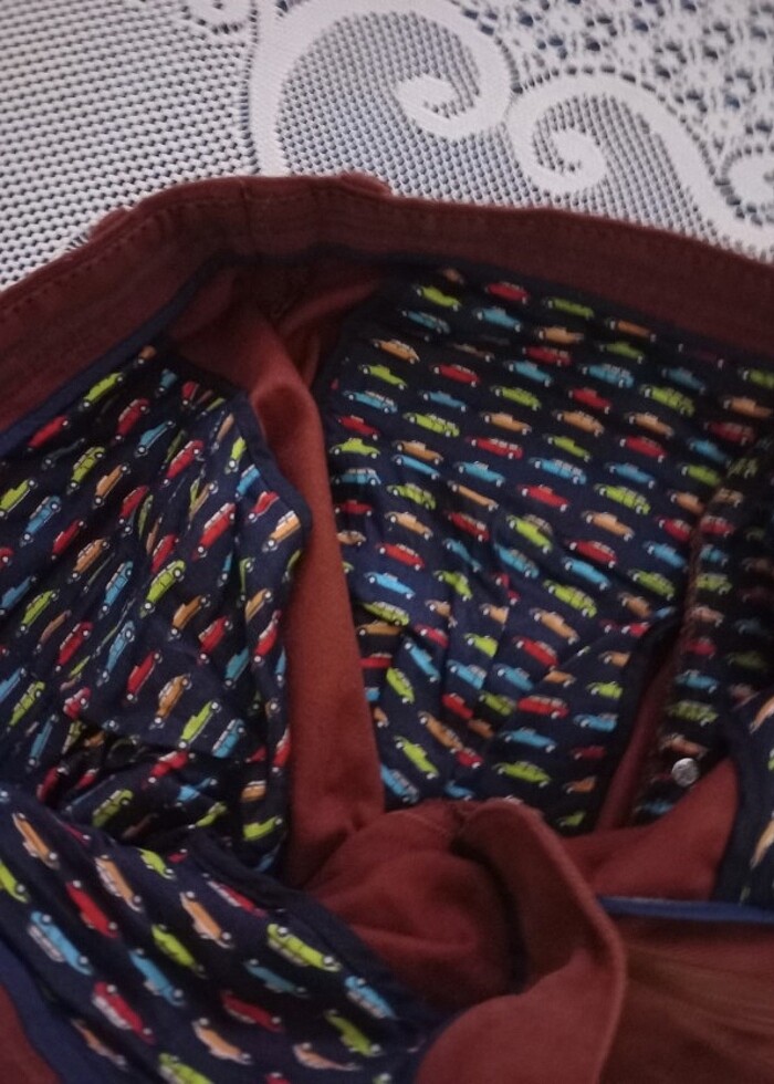 Bel34 boy 40 erkek pantalon çok ince fitilli kadife - Görsel 3