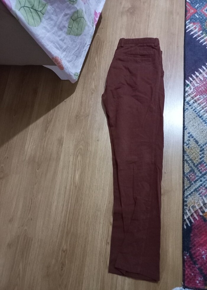 Bel34 boy 40 erkek pantalon çok ince fitilli kadife - Görsel 4