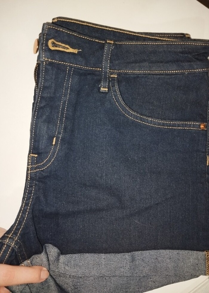 H&M kot şort - Görsel 5