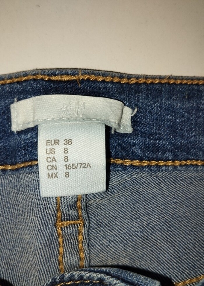 H&M kot şort - Görsel 3