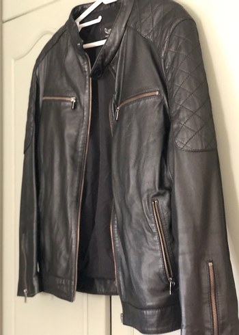 Erkek deri ceket / Unisex - Görsel 3