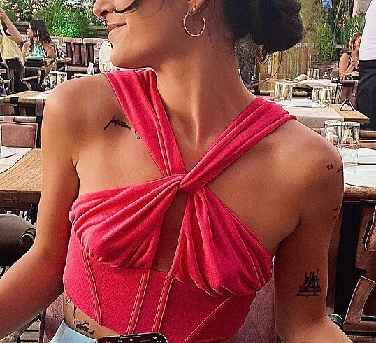 Zara Pembe Bluz