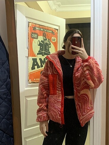 Pull and Bear Pull and bear peluş mont