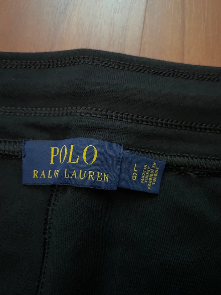 Ralph Lauren Siyah Erkek Regular Fit Kemerli Eşofman Altı - Görsel 3