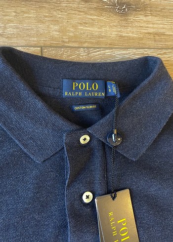 Ralph Lauren Erkek Lacivert Polo Yaka Kısa Kollu Tişört - Görsel 3