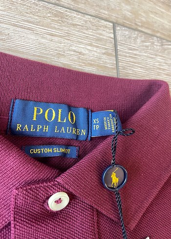 Ralph Laueren Bordo Polo Yaka Kısa Kollu Erkek Tişört - Görsel 3