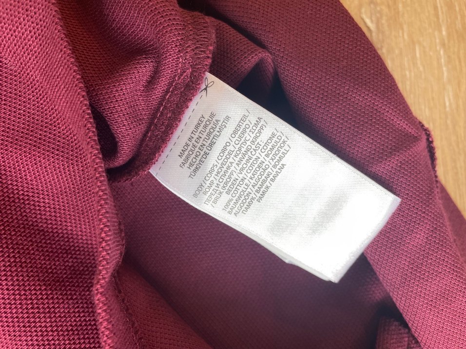 Ralph Laueren Bordo Polo Yaka Kısa Kollu Erkek Tişört - Görsel 4