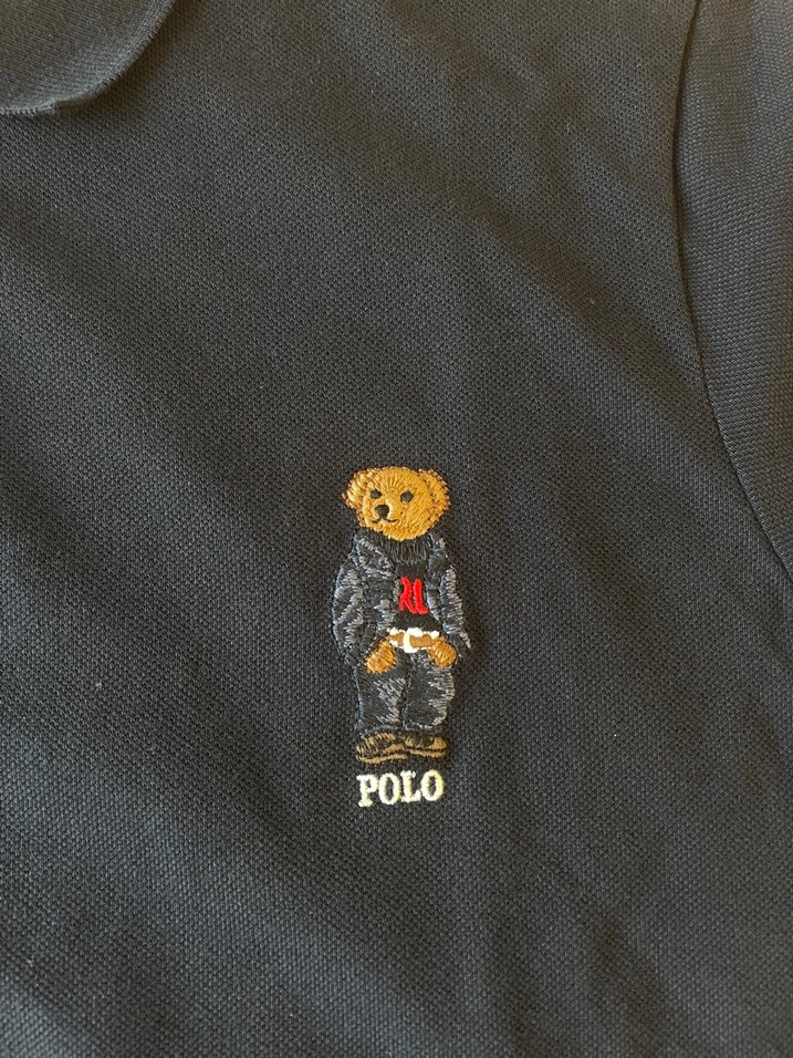 Ralph Lauren Lacivert Polo Yaka Kısa Kollu Erkek Tişört - Görsel 2