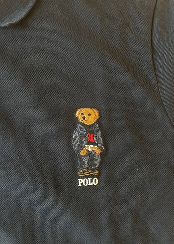 Ralph Lauren Lacivert Polo Yaka Kısa Kollu Erkek Tişört - Görsel 2