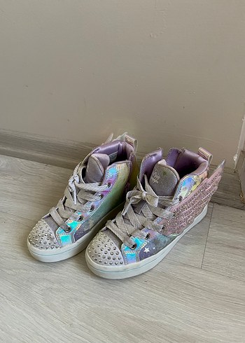 Kız Çocuk Çok Renkli Parlak Spor Ayakkabı - Görsel 2