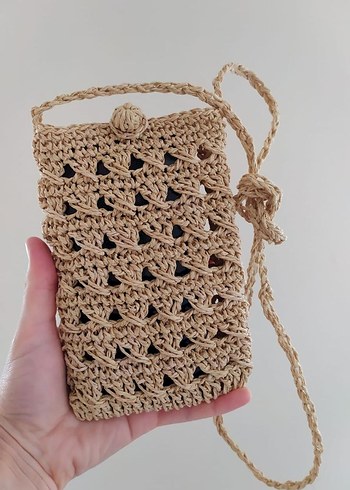 Bohem Püsküllü Örgü Kadın Çapraz Çanta - Görsel 2