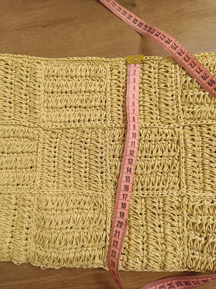 Bej Örgü Bohem Kadın Portföy Çanta - Görsel 3