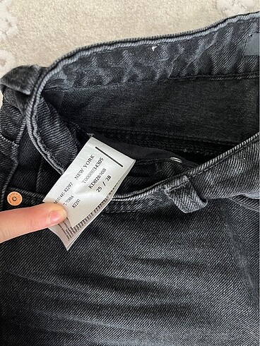 xs Beden siyah Renk Mavi jeans