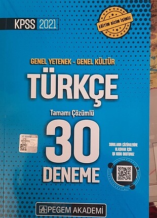 Pegem kpss türkçe