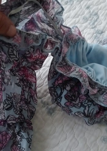  Beden çeşitli Renk Gri Çok Renkli Fırfırlı Bohem Kadın Fuları