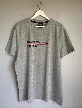 Porsche gri tişört