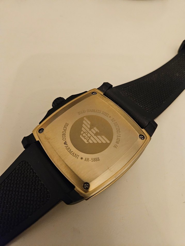 Emporio Armani Klasik Siyah Erkek Kol Saati - Görsel 2