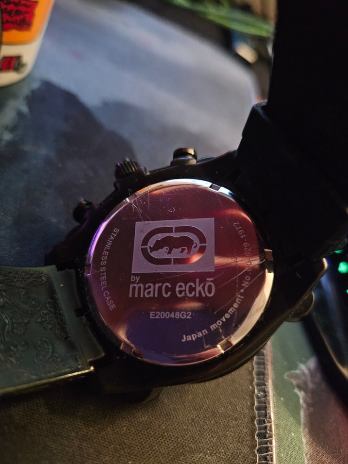 Marc Ecko Siyah Gotik Biker Erkek Kol Saati - Görsel 3