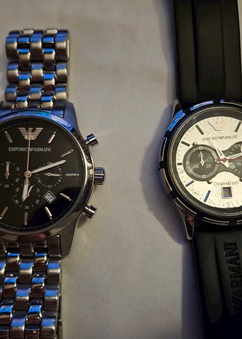 Emporio Armani 3lü erkek saatleri - Görsel 3