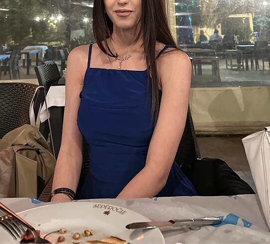 Diğer Saks mavisi elbise