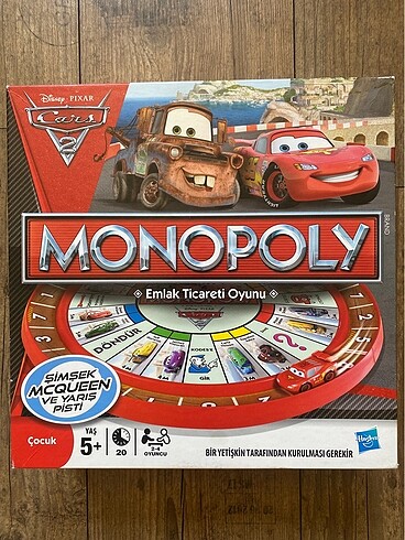 Monopoly Arabalar Kutu Oyunu