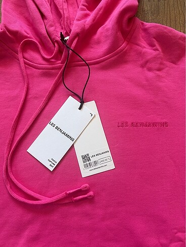 Les Benjamins Les Benjamins Pembe Oversize Hoodie