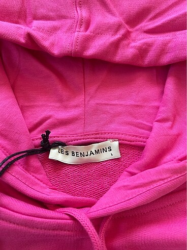 l Beden pembe Renk Les Benjamins Pembe Oversize Sweatshirt