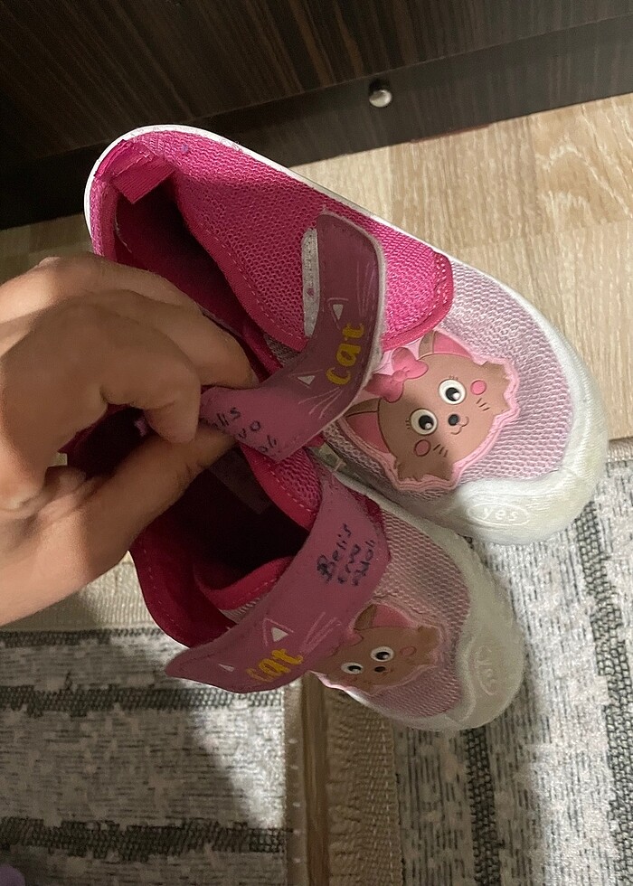 27 numara ev ayakkabisi kiz cocuk - Görsel 2