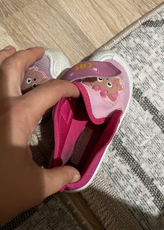 27 numara ev ayakkabisi kiz cocuk - Görsel 3