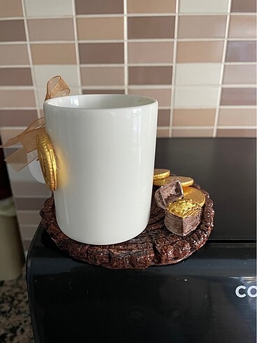 Tek kisilik kahve bardagi sunumluk - Görsel 2