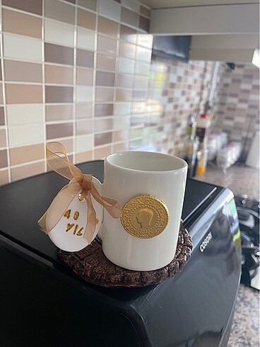 Tek kisilik kahve bardagi sunumluk - Görsel 3