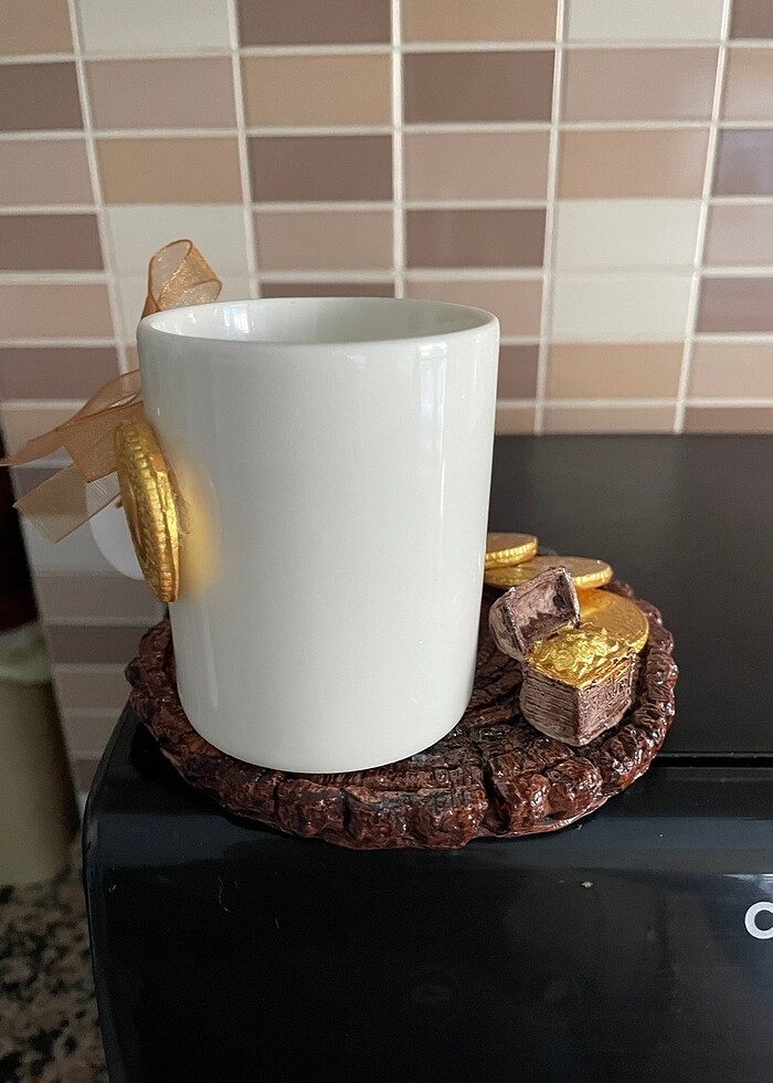 Tek kisilik kahve bardagi sunumluk - Görsel 2