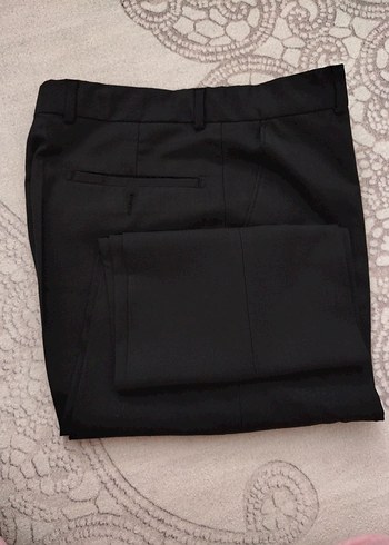 Siyah erkek kumaş Pantolon - Görsel 7