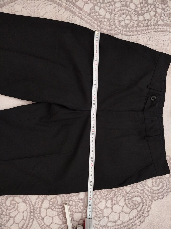 Siyah erkek kumaş Pantolon - Görsel 4