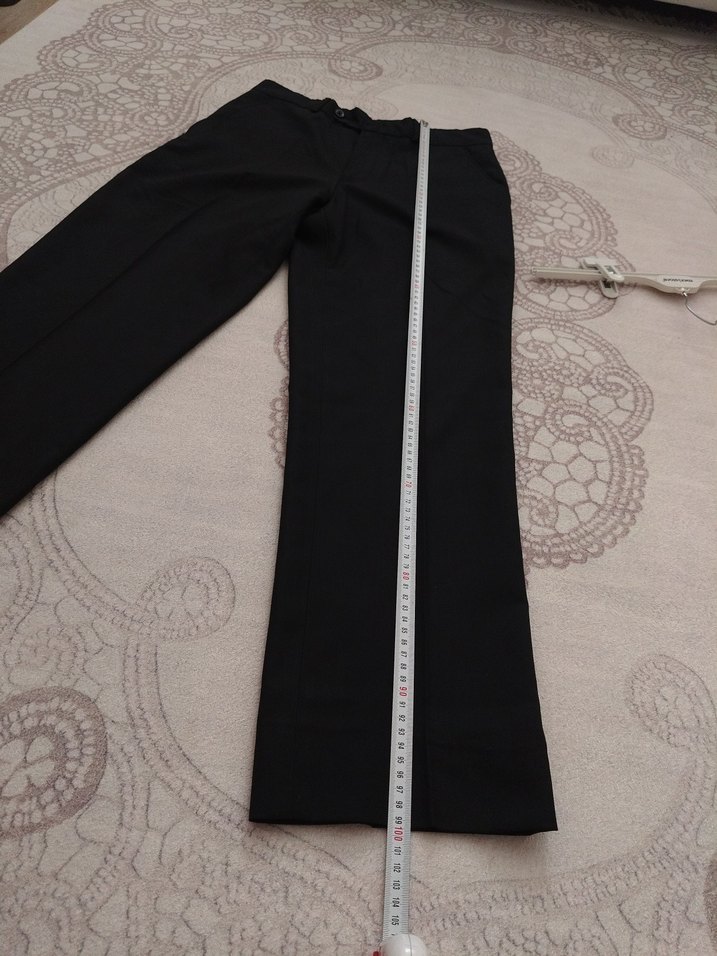 Siyah erkek kumaş Pantolon - Görsel 5