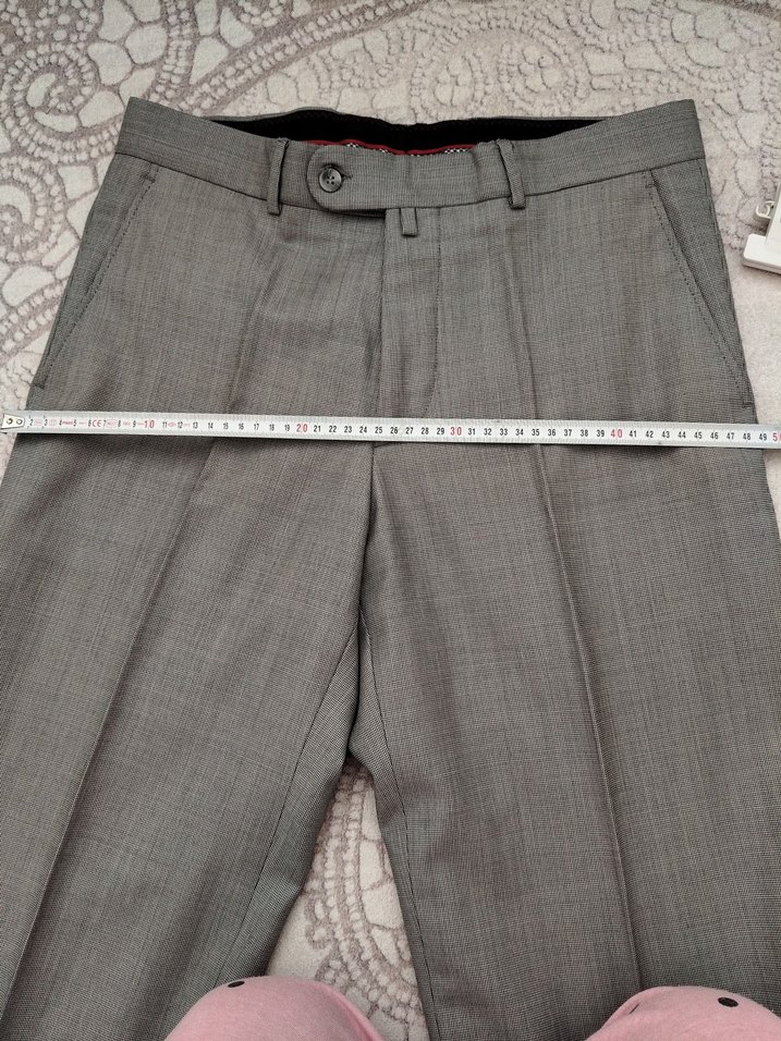 Gri Regular FitErkek Pantolon - Görsel 3