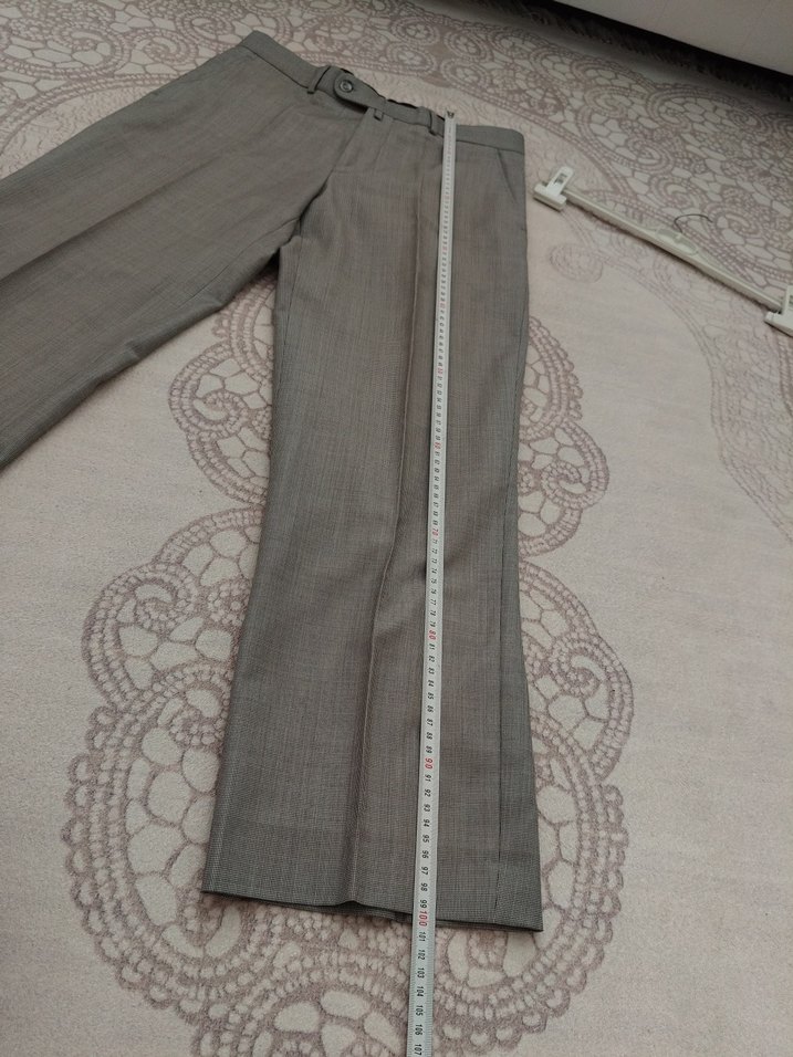 Gri Regular FitErkek Pantolon - Görsel 4