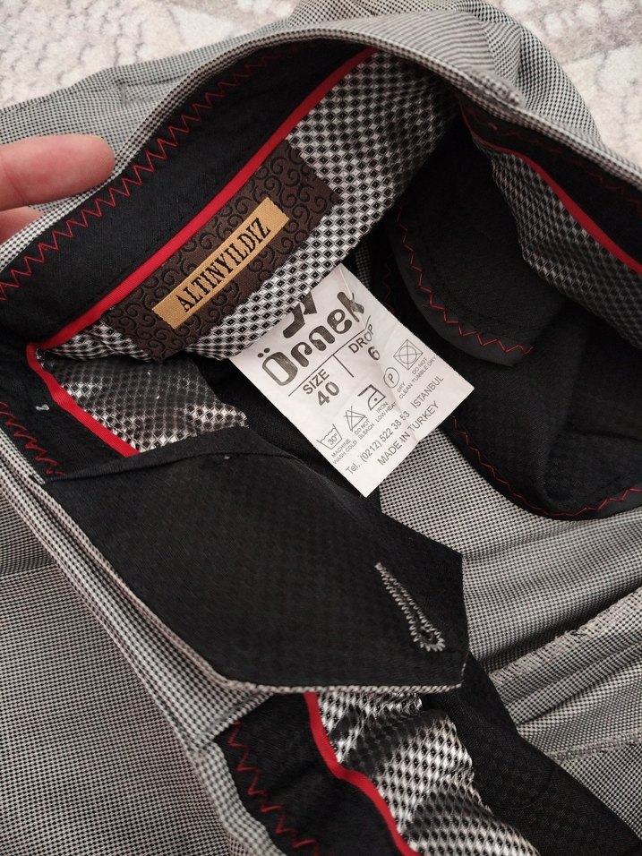 Gri Regular FitErkek Pantolon - Görsel 5