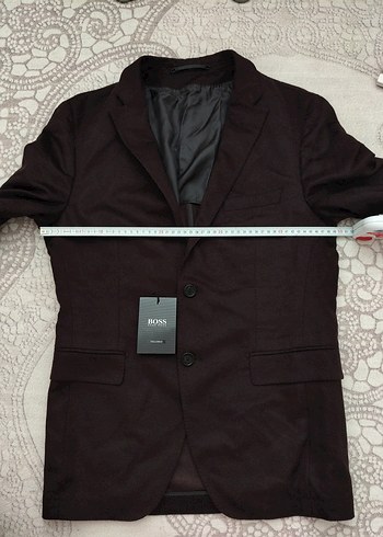 BOSS Kidswear Bordo Düğmeli Erkek Ceket