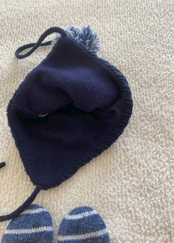 6-12 Ay, 18 cm Beden mavi Renk H&M bebek bere takımı