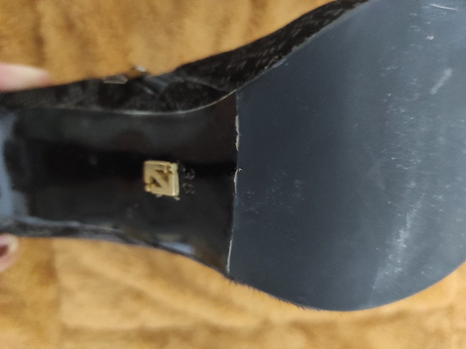 Yılan Desenli Süet Topuklu Bot - Görsel 3