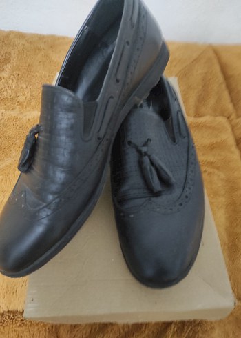 Siyah Püsküllü Erkek Klasik Ayakkabı - Görsel 2